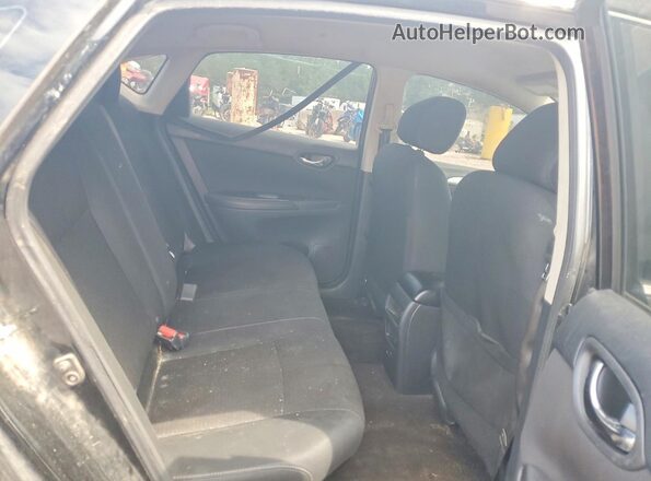 3N1AB7AP0KY325648 2019 NISSAN SENTRA Black Widok wnętrza z tyłu