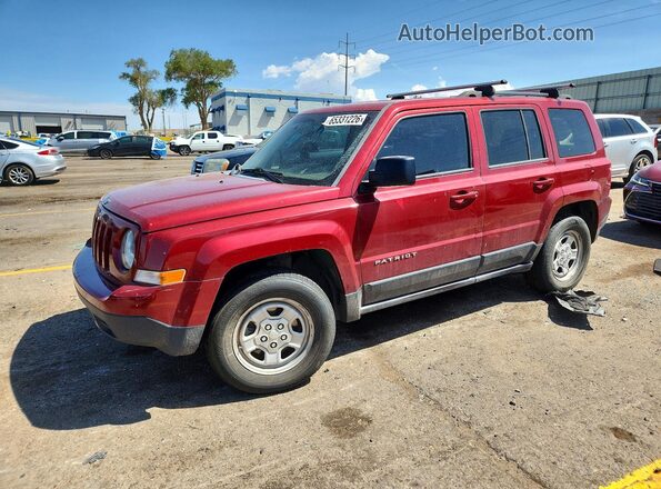 1C4NJRBB6HD195354 2017 JEEP PATRIOT Burgundy უკანა მარცხენა