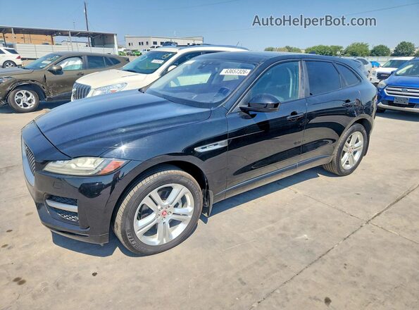 SADCL2BV6HA048024 2017 JAGUAR F-PACE Black უკანა მარცხენა