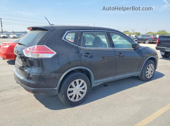 KNMAT2MV3GP627628 2016 NISSAN ROGUE Черный Передняя правая четверть