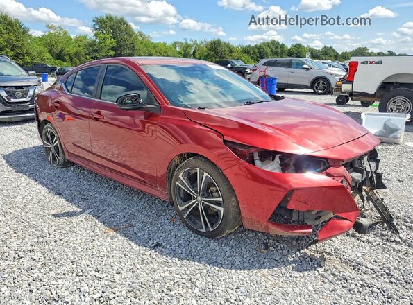 3N1AB8DV9MY307880 2021 NISSAN SENTRA Red Vista frontal