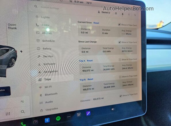 5YJ3E1EA6LF635025 2020 TESLA MODEL 3 Charcoal Вид задніх сидінь