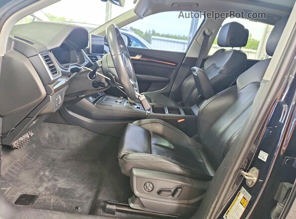 WA1BNAFY7J2178694 2018 AUDI Q5 Blue Dashboard view