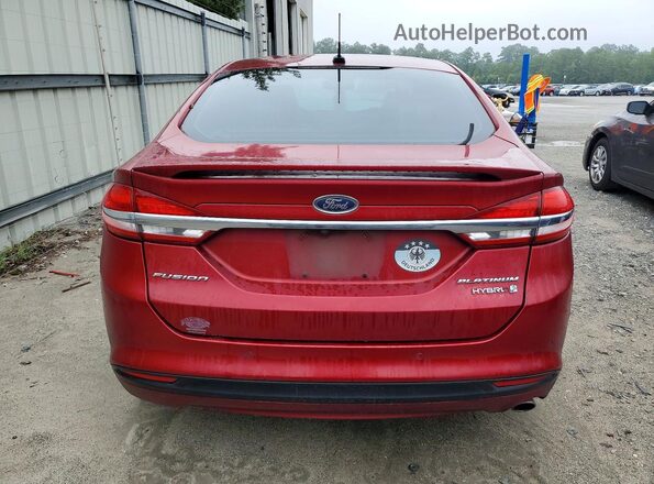 3FA6P0RU2HR118774 2017 FORD FUSION Maroon Սալոնի դիմացի տեսք