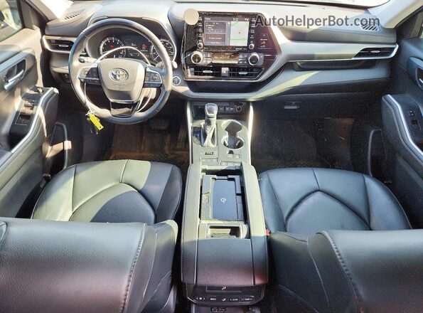 5TDHZRBH8LS508279 2020 TOYOTA HIGHLANDER Black Vista del cuadro de instrumentos