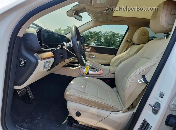 4JGFB4KB5LA216432 2020 MERCEDES-BENZ GLE White წინა პანელის ხედი