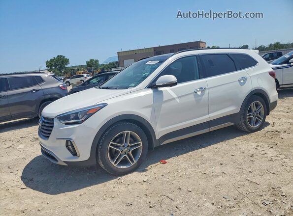 KM8SRDHF1HU221301 2017 HYUNDAI SANTA Белый Задняя левая четверть