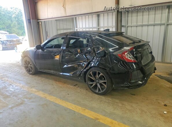 SHHFK7H40JU208756 2018 HONDA CIVIC Черный Задняя правая четверть