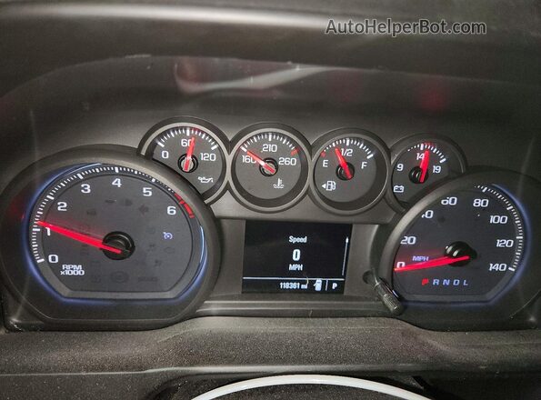 3GCNWAEH2KG271021 2019 CHEVROLET SILVERADO White Հետևի նստատեղերի տեսք