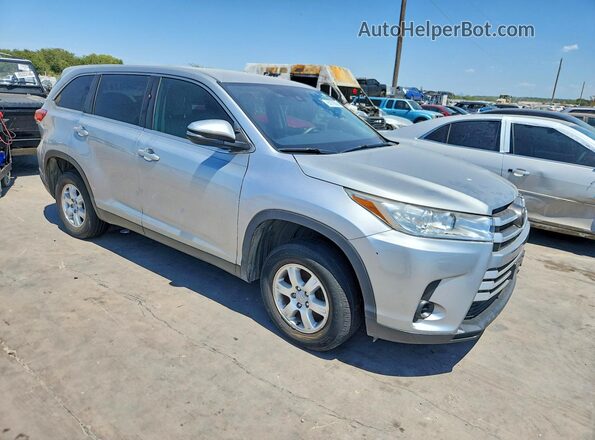 5TDZZRFH8KS295685 2019 TOYOTA HIGHLANDER Silver Вид спереду
