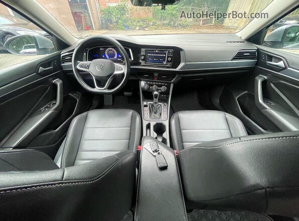 3VWEM7BU1NM005079 2022 VOLKSWAGEN JETTA Gray Widok zestawu wskaźników