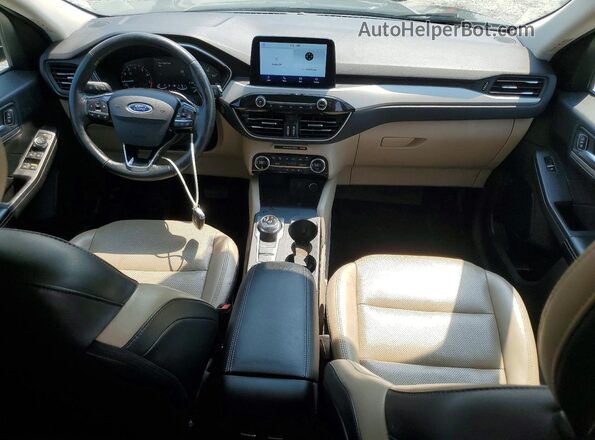 1FMCU0H68MUA63402 2021 FORD ESCAPE Black Вид щитка приладів