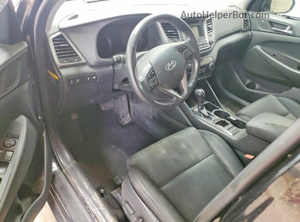 KM8J3CA24GU069334 2016 HYUNDAI TUCSON Black Вид щитка приладів