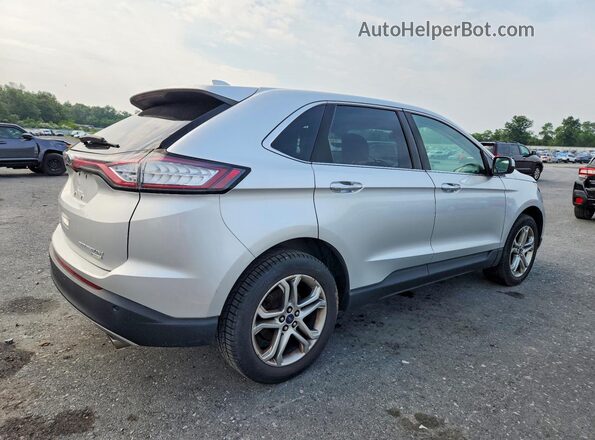 2FMPK3K93HBB59834 2017 FORD EDGE Silver Delantero derecho