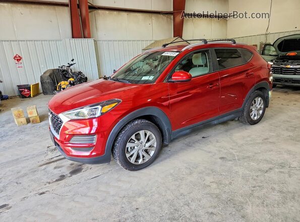 KM8J3CA47MU332607 2021 HYUNDAI TUCSON Red Rear left