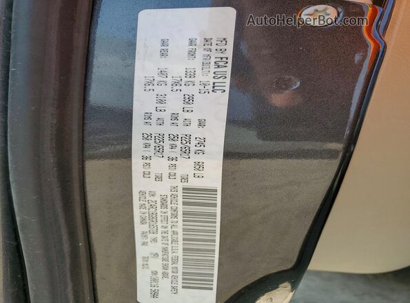 2C4RC1BG8GR165728 2016 CHRYSLER TOWN Charcoal VIN կոդի պիտակի տեսք