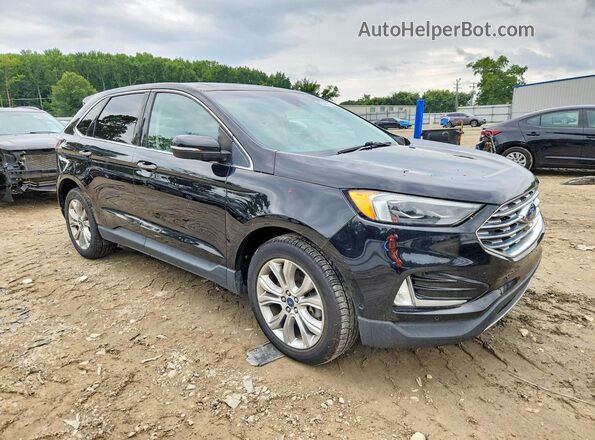 2FMPK4K90KBC22434 2019 FORD EDGE Black წინა ხედი