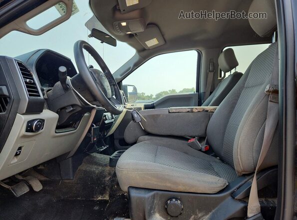1FTEW1E55JFC65297 2018 FORD F150 Черный Вид панели приборов