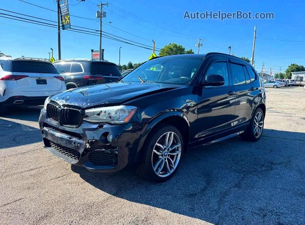 5UXWX9C37H0W79730 2017 BMW X3 Black Rear left