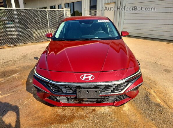 KMHLL4DG9RU722393 2024 HYUNDAI ELANTRA Red Widok z tyłu