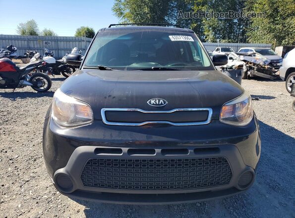 KNDJN2A27G7317485 2016 KIA SOUL Black Widok z tyłu
