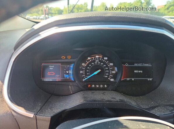 2FMPK4K96GBB83338 2016 FORD EDGE Черный Вид задних сидений