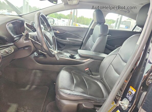 1G1RB6S51HU100067 2017 CHEVROLET VOLT Черный Вид панели приборов