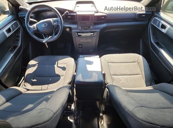 1FM5K8AB4LGD08147 2020 FORD EXPLORER Black Вид щитка приладів