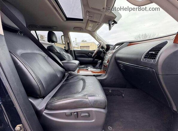 JN8AZ2NE5K9226385 2019 INFINITI QX80 Черный Вид спереди