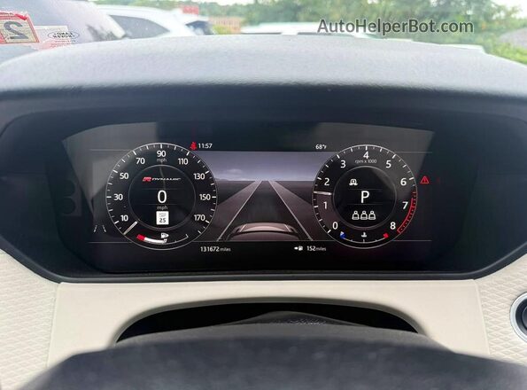 SALYK2FV2LA263402 2020 LAND ROVER RANGE ROVER Black Widok komory silnika