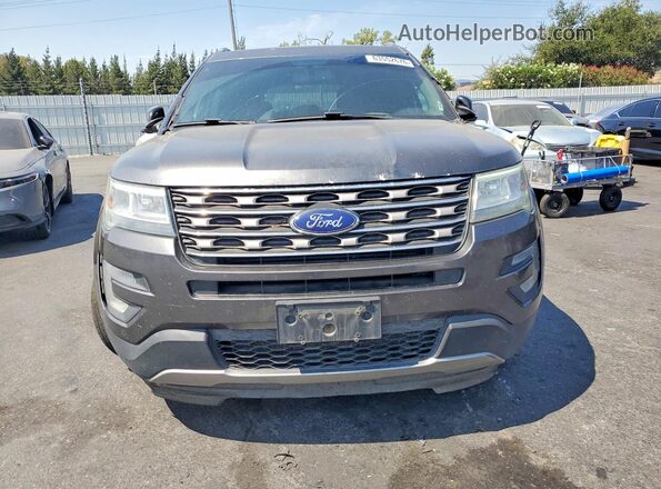 1FM5K7DH2HGB15156 2017 FORD EXPLORER Серый Вид сзади