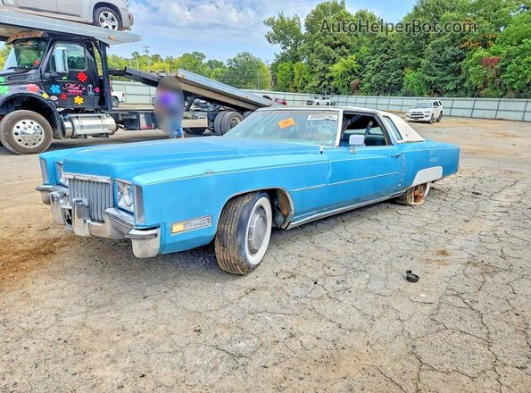 6L47520421187 1972 CADILLAC ELDORADO Blue უკანა მარცხენა
