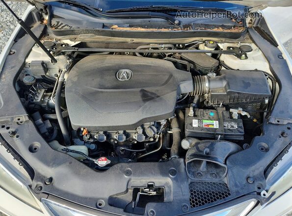 19UUB3F57GA001247 2016 ACURA TLX White ძრავის განყოფილების ხედი