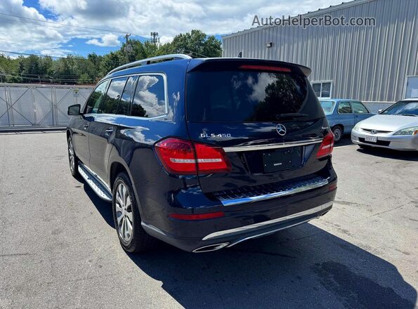 4JGDF6EE2HA815020 2017 MERCEDES-BENZ GLS-CLASS Синий Задняя правая четверть