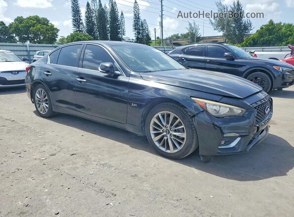 JN1EV7AP9GM555403 2016 INFINITI Q50 Black Դիմացի տեսք