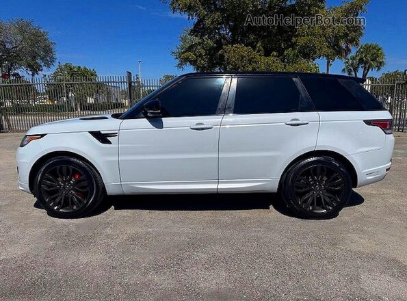 SALWV2FV4HA678579 2017 LAND ROVER RANGE ROVER White Widok naklejki z numerem VIN