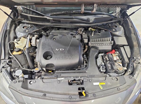 1N4AA6AP8JC402287 2018 NISSAN MAXIMA Gray Vista del compartimento del motor