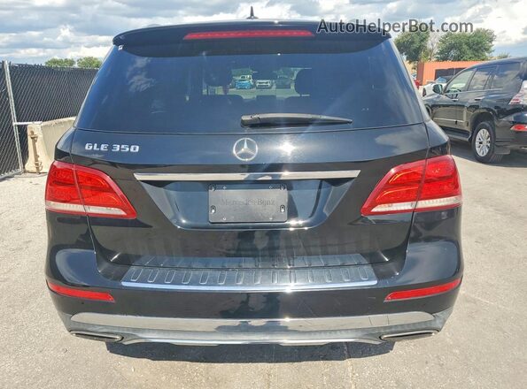 4JGDA5JB4GA682683 2016 MERCEDES-BENZ GLE-CLASS Черный Вид салона спереди