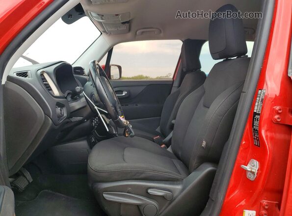 ZACCJABB7HPG32790 2017 JEEP RENEGADE Red Dashboard view