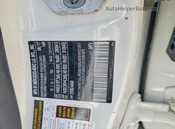 4JGDA6EB9JB007574 2018 MERCEDES-BENZ GLE White Widok wnętrza 360 stopni