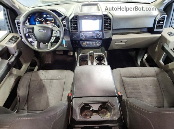 1FTEX1EP4HFA22976 2017 FORD F150 Черный Вид щитка приборов