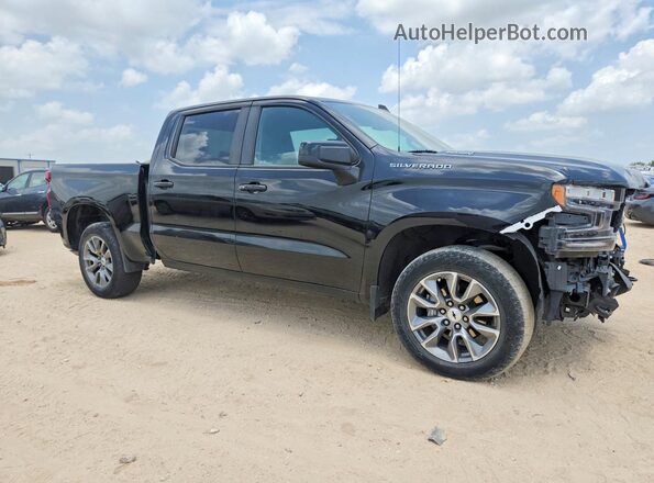 1GCPWDET8NZ228113 2022 CHEVROLET SILVERADO Black Դիմացի տեսք