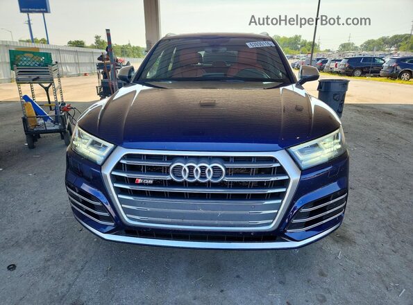 WA1A4AFY4J2148602 2018 AUDI SQ5 Blue Rear view