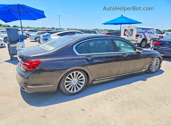 WBA7E2C58KB454438 2019 BMW 7 SERIES Black Front right
