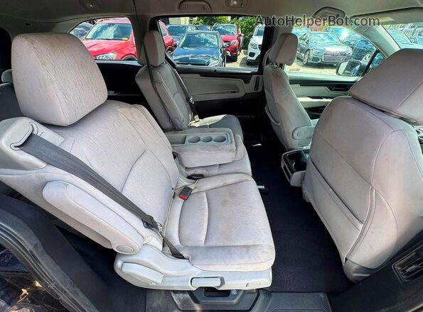 5FNRL6H59JB071475 2018 HONDA ODYSSEY Blue უკანა ხედი