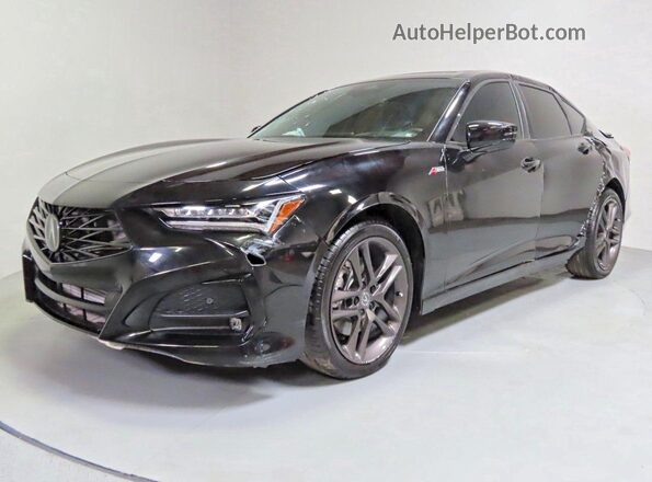 19UUB6F50RA001031 2024 ACURA TLX Black Задня права чверть