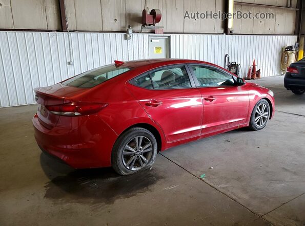 5NPD84LF3JH212929 2018 HYUNDAI ELANTRA Красный Передняя правая четверть