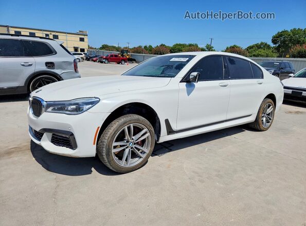 WBA7F2C53JG423595 2018 BMW 7 SERIES White Tył lewy
