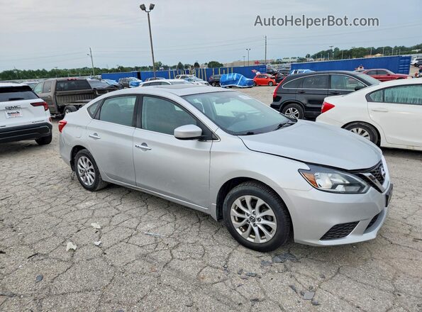 3N1AB7APXGY304510 2016 NISSAN SENTRA Silver Դիմացի տեսք