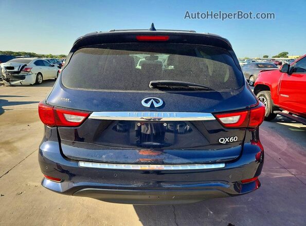 5N1DL0MM8HC504923 2017 INFINITI QX60 Blue Սալոնի դիմացի տեսք